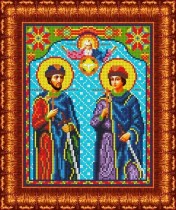 Основа для вышивки бисером КБИ-4075 Св. Блгв. Глеб и Борис