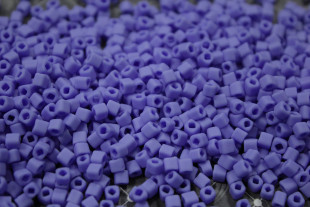 Бисер Япония CUBE 3 мм 10 г 0048LF васильковый/матовый